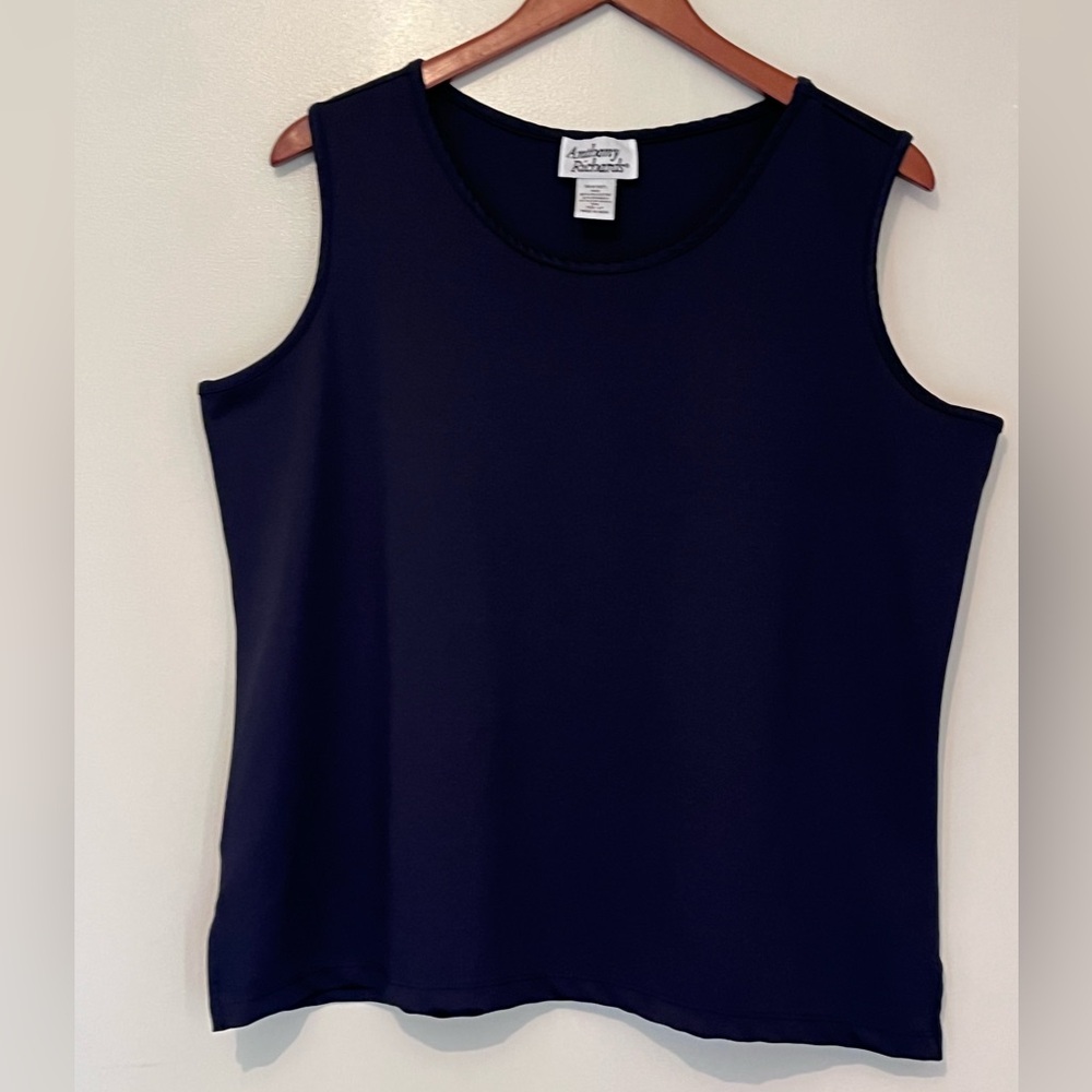 Anthony Richards Black Boxy Tank Top